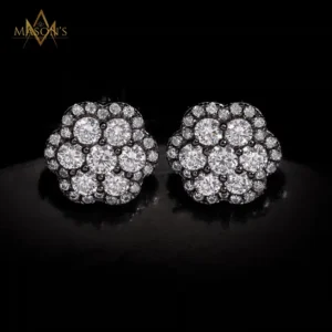 Curator's Stud Earrings - Black Gold