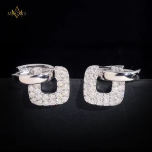 Custodian's Drop Earrings - White Gold