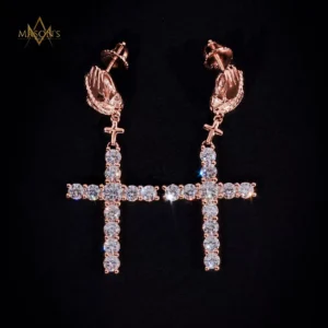 Devout's Drop Earrings - Rose Gold
