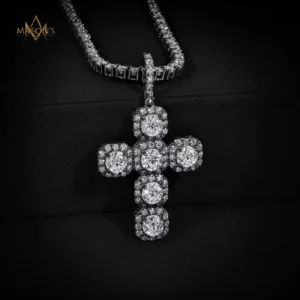 Dominion's Cross Pendant - Black Gold