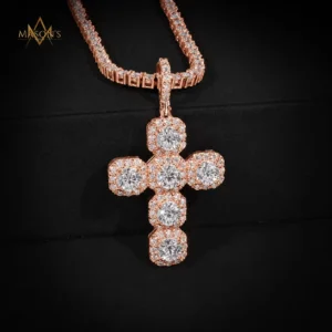 Dominion's Cross Pendant - Rose Gold