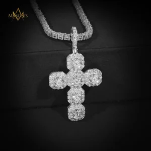 Dominion's Cross Pendant - White Gold
