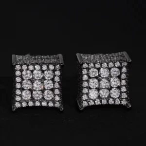 Duarch's Stud Earrings - Black Gold