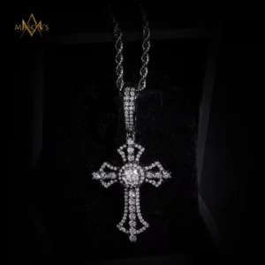 Duarch's Cross Pendant - Black Gold