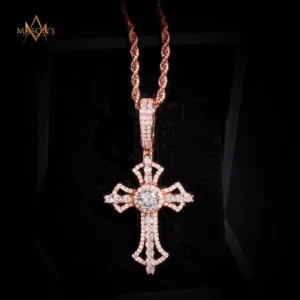 Duarch's Cross Pendant - Rose Gold