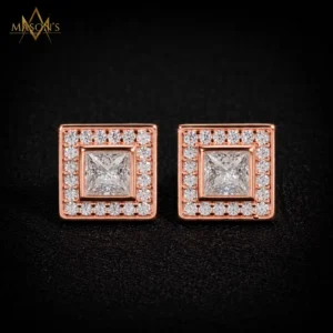 Eternalist's Stud Earrings - Rose Gold