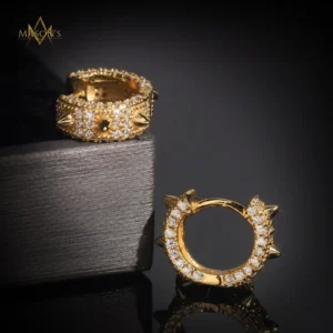 Insurgent's Hoop Earrings - Gold