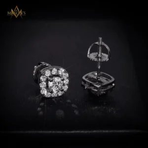Lignes' Stud Earrings - Black Gold