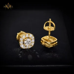 Lignes' Stud Earrings - Gold