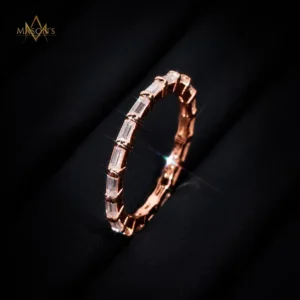 Lignes' Band Ring - Rose Gold, 6