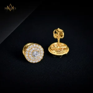 Monarch's Stud Earrings - Gold