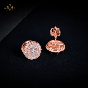Monarch's Stud Earrings - Rose Gold
