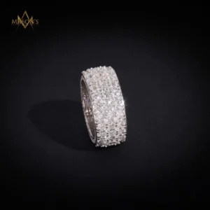 Monarch's Band Ring - White Gold, 6