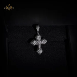 Oligarch's Cross Pendant - Black Gold