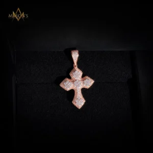 Oligarch's Cross Pendant - Rose Gold