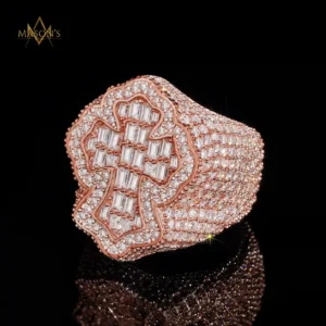 Pilgrim's Cross Ring - Rose Gold, 6