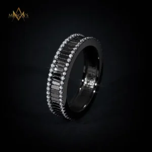 Regent's Band Ring - Black Gold, 6