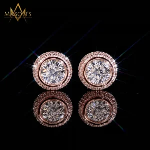 Regent's Stud Earrings - Rose Gold