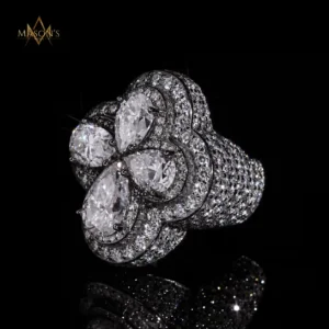 Reliquary Cross Ring - Black Gold, 6