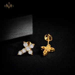 Reliquary Hoop Earrings - Gold