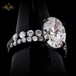 Sanctum Halo Ring - Black Gold, 6