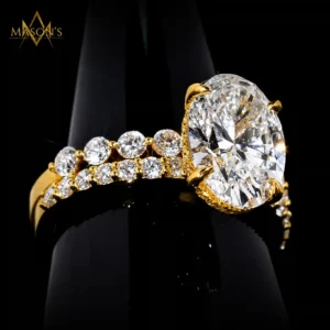 Sanctum Halo Ring - Gold, 6