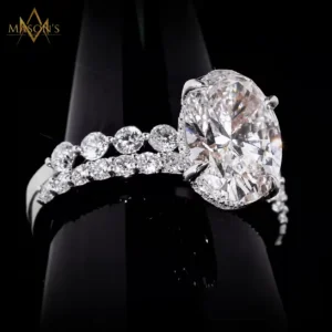 Sanctum Halo Ring - White Gold, 6