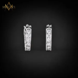 Schismatic’s Hoop Earrings - White Gold