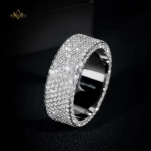 Sovereign's Band Ring - White Gold, 6