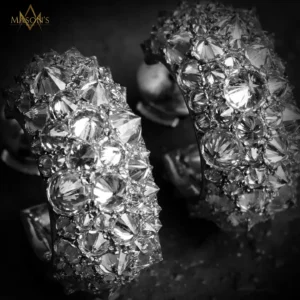 Venator's Hoop Earrings - White Gold