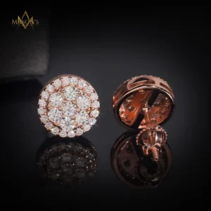 Viscount's Stud Earrings - Rose Gold