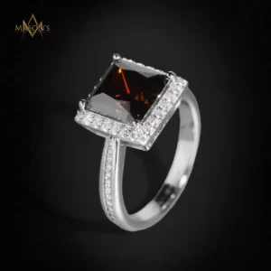 Viscount's Ruby Ring - White Gold, 6