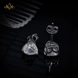 Votive Stud Earrings - Black Gold